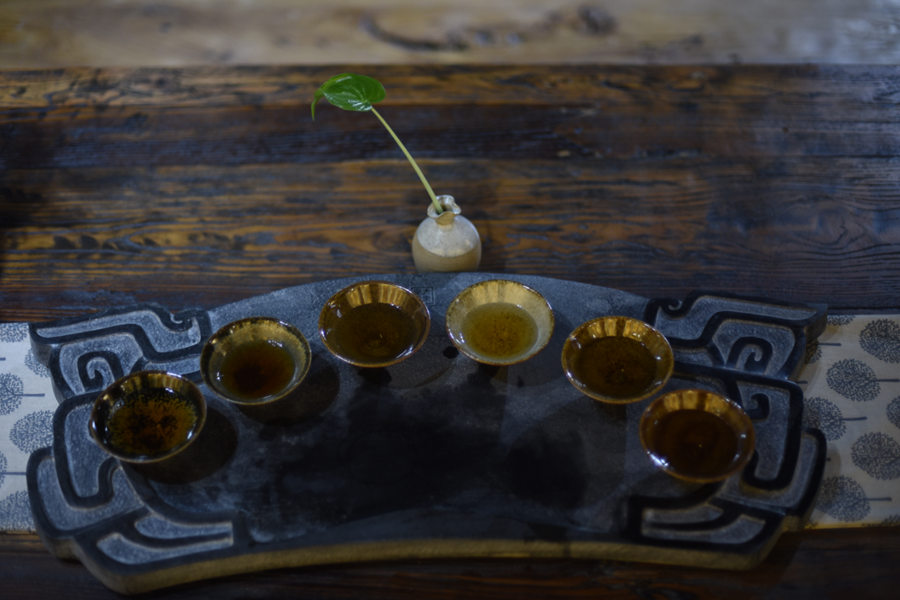 大宋定窯燒制的定瓷斗笠盞，非常適合“點(diǎn)茶”